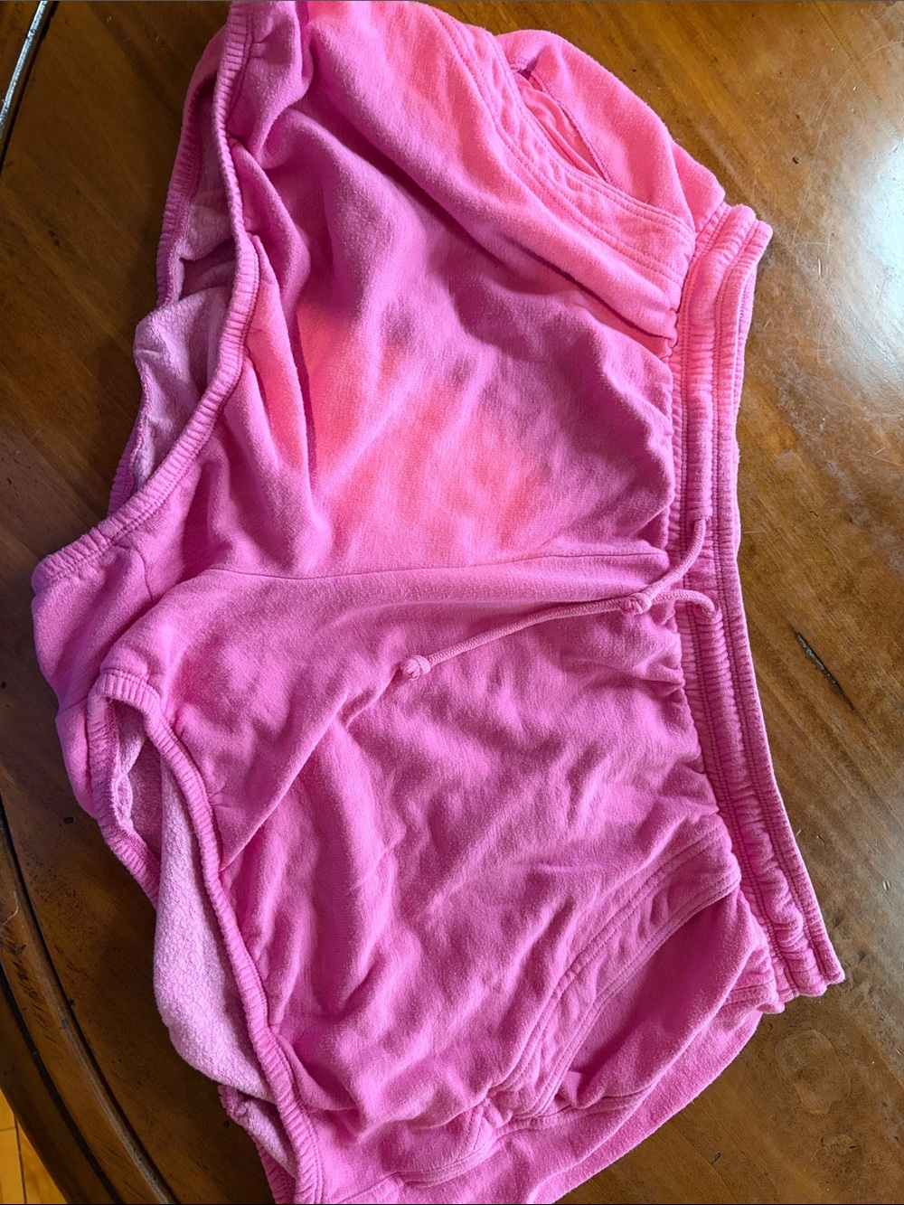 Pink Cozy Fleece Lounge Shorts